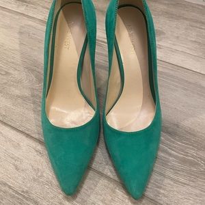 Nine West Pointy Heels Green